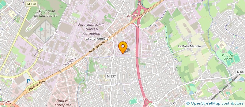 localisation de l'entreprise A.C.D.R A COEUR DE REUSSIR  SAINTE-LUCE-SUR-LOIRE