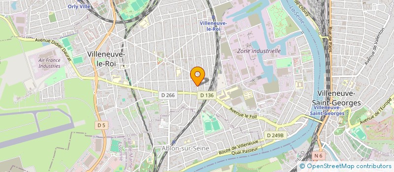 localisation de l'entreprise A C DECO à VILLENEUVE-LE-ROI
