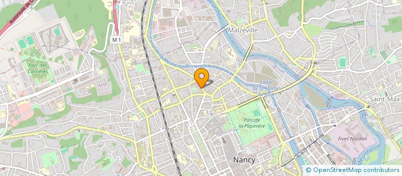 localisation de l'entreprise A.C.E. à NANCY