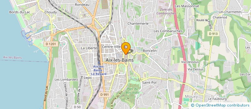 localisation de l'entreprise A.C.E  AIX-LES-BAINS