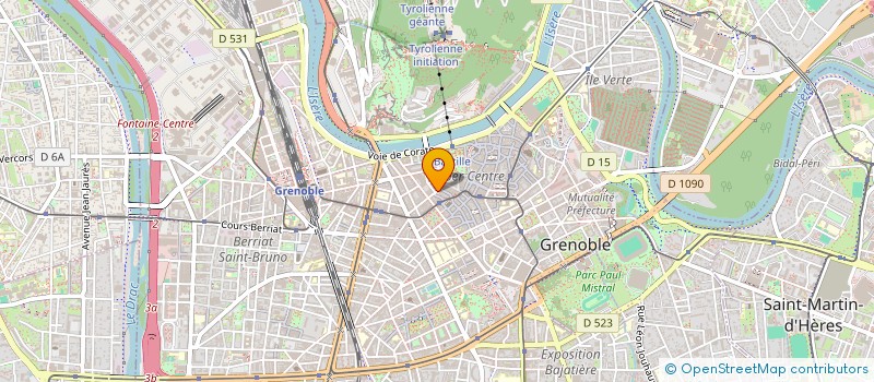 localisation de l'entreprise A.C.E. à GRENOBLE