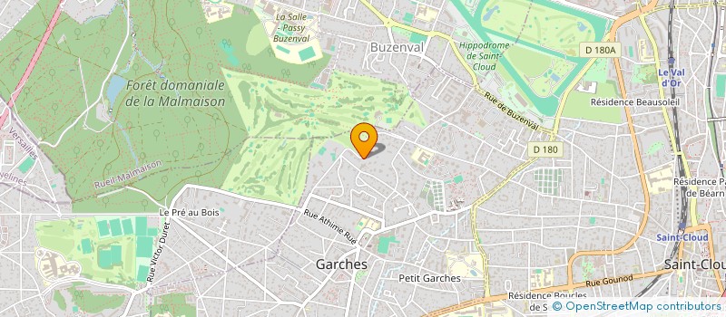 localisation de l'entreprise A.C.E à GARCHES