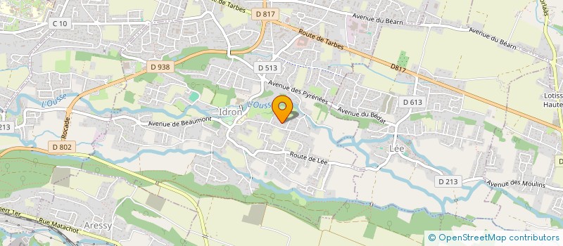 localisation de l'entreprise A.C.E  IDRON