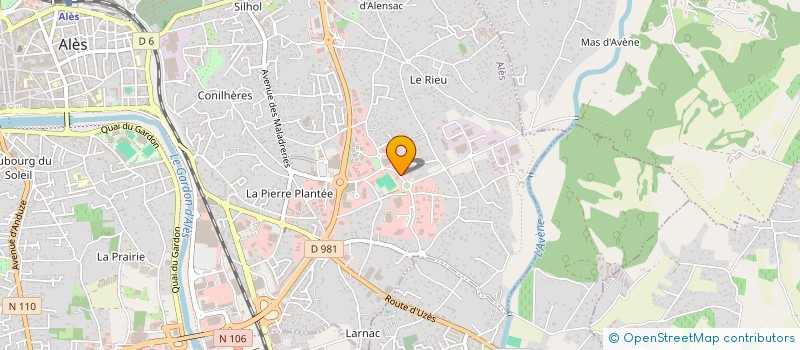localisation de l'entreprise A.C.E AMENAGEMENT CONSTRUCTION ETUDE à ALES