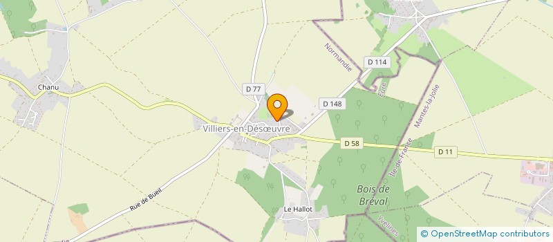 localisation de l'entreprise A.C.E. BAUM'S HORIZON  VILLIERS-EN-DESUVRE