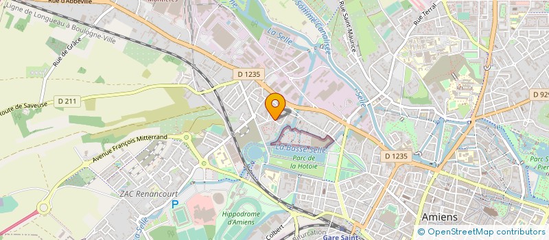 localisation de l'entreprise A.C.E.C.  AMIENS