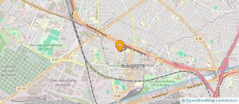 localisation de l'entreprise A C E I AUTOMATISMES CONN ELEC INFORMATI à BOBIGNY