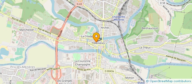 localisation de l'entreprise A.C.E.M.I.  CHARLEVILLE-MEZIERES