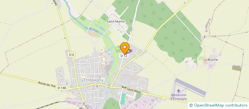 localisation de l'entreprise A.C.E.R. ESPACE VERT à ETREPAGNY