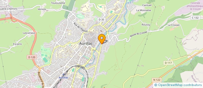 localisation de l'entreprise A.C.E.S EVENTS à AURILLAC