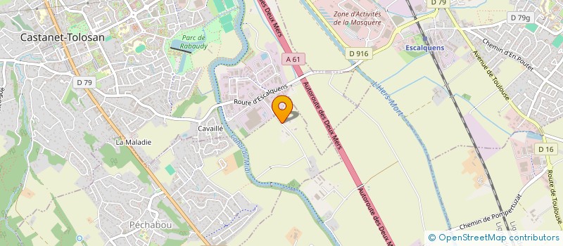 localisation de l'entreprise A & C ENERGIE  PECHABOU