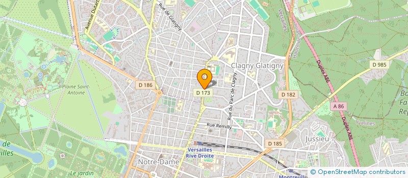 localisation de l'entreprise A C ENTREPRISE à VERSAILLES