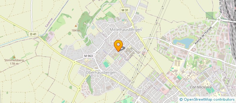 localisation de l'entreprise A.C. EST SARL (ASPIRATION CENTRALISEE DE L'EST)  MITTELHAUSBERGEN