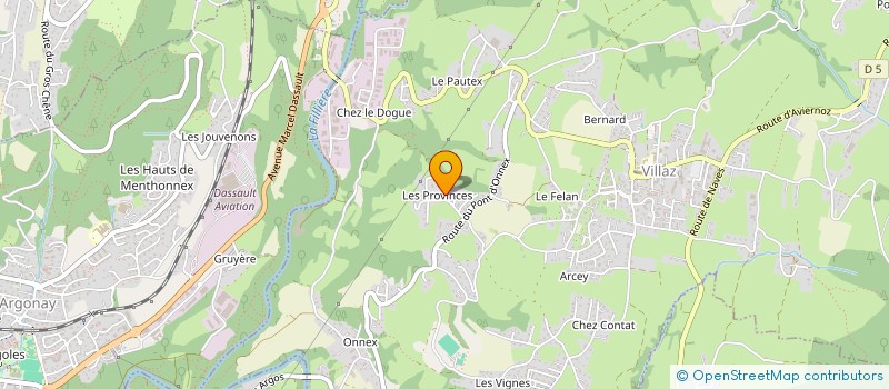 localisation de l'entreprise A&C ESTATES  VILLAZ