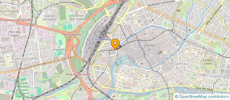 localisation de l'entreprise A.C. ETOILE à STRASBOURG