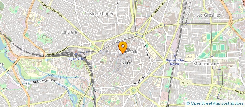 localisation de l'entreprise A.C.F à DIJON