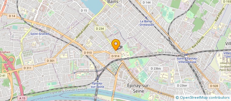 localisation de l'entreprise A C F à EPINAY-SUR-SEINE