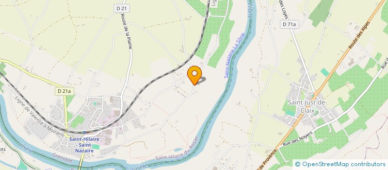 localisation de l'entreprise A.C.F - ASSISTANCE CONSEIL & FORMALITES  SAINT-HILAIRE-DU-ROSIER