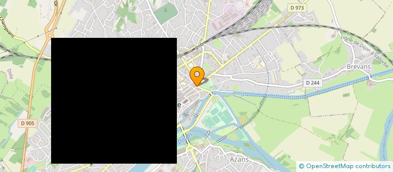 localisation de l'entreprise A C F FRANCHISE à DOLE