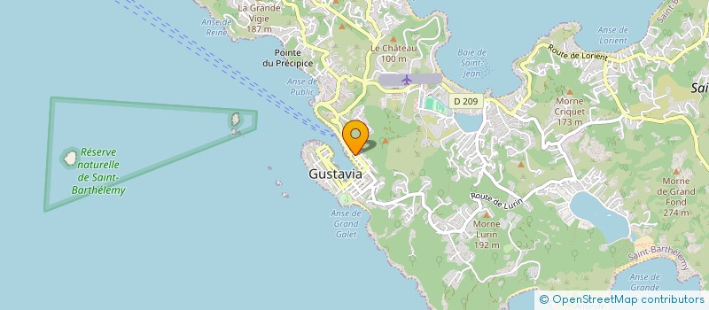 localisation de l'entreprise A.C.F.M. à SAINT BARTHELEMY