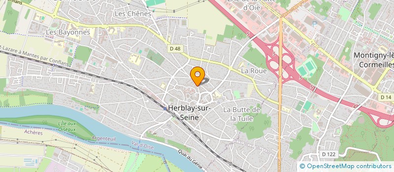 localisation de l'entreprise A.C.F.PREVENTION DES RISQUES à HERBLAY-SUR-SEINE