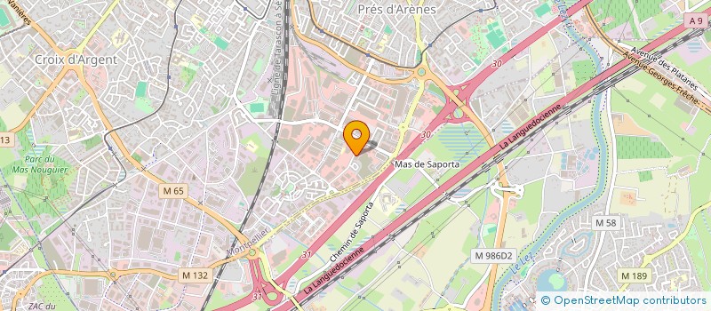 localisation de l'entreprise A C G à MONTPELLIER