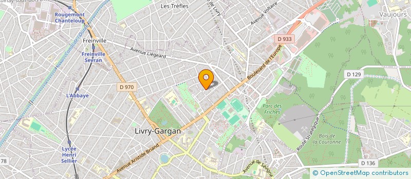 localisation de l'entreprise A C G M à LIVRY-GARGAN