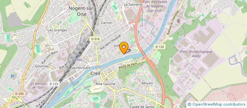 localisation de l'entreprise A.C.G.S. MESURE à BREUIL-LE-SEC