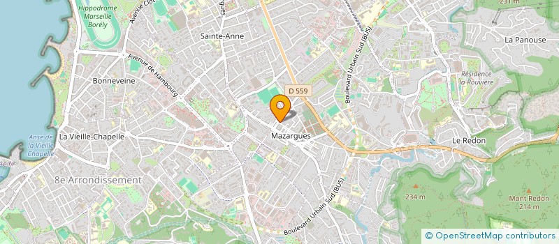 localisation de l'entreprise A C GOOD 4 YOU.  MARSEILLE
