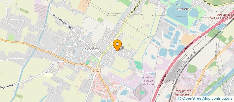 localisation de l'entreprise A.C.H.  SEYSSES