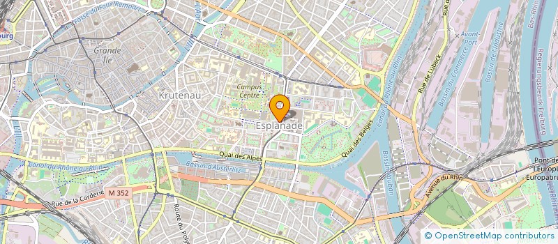 localisation de l'entreprise A.C.H.  STRASBOURG