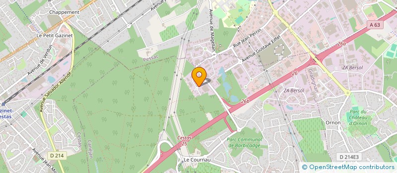 localisation de l'entreprise A C H AMENAGEMENT à CANEJAN