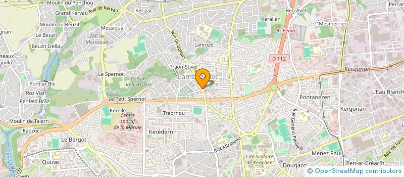 localisation de l'entreprise A.C.H. BIS IMMO  BREST