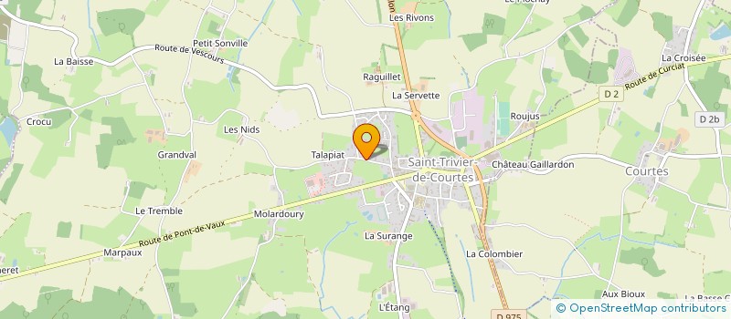 localisation de l'entreprise A C HOLDING à SAINT-TRIVIER-DE-COURTES