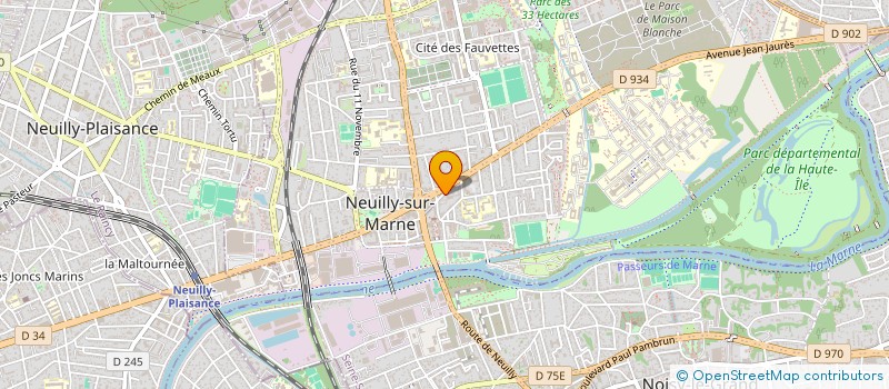 localisation de l'entreprise A.C.I. à NEUILLY-SUR-MARNE