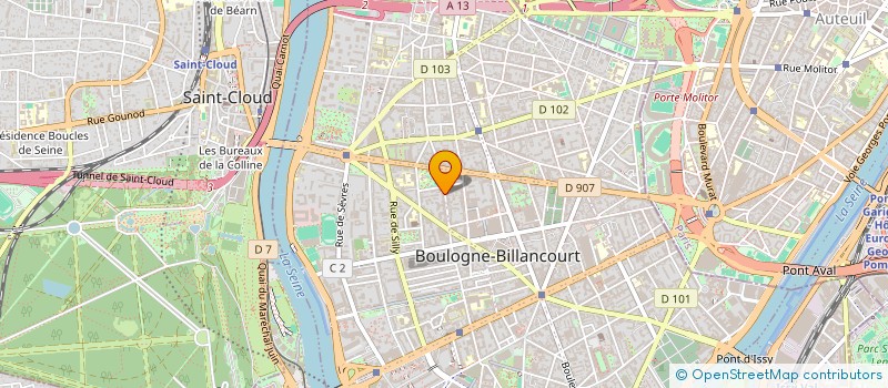 localisation de l'entreprise A C I D à BOULOGNE-BILLANCOURT