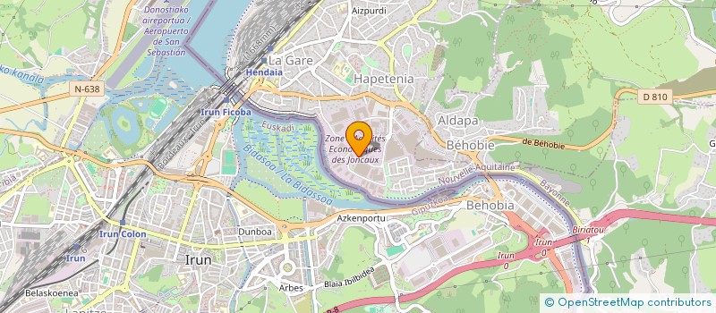 localisation de l'entreprise A.C.I.E. AUTOMATISME à HENDAYE