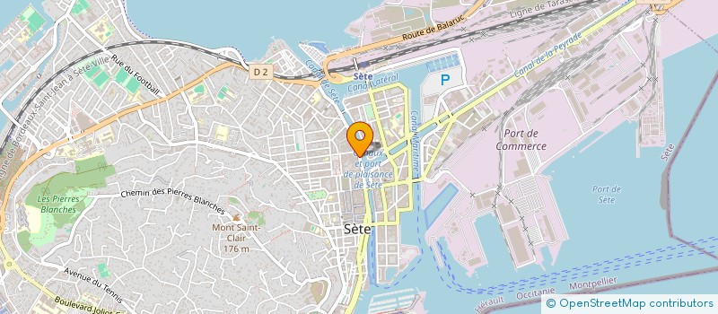 localisation de l'entreprise A.C.IMMOBILIER  SETE