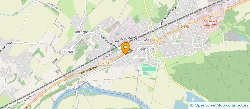 localisation de l'entreprise A.C IMMOBILIER  SAINT-VIT