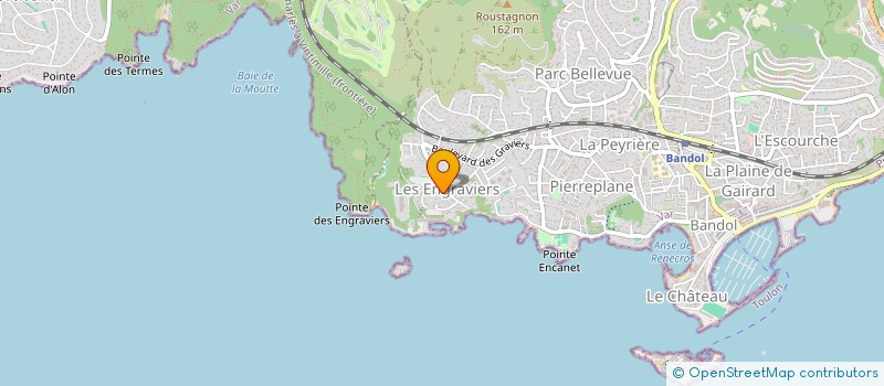 localisation de l'entreprise A&C IMMOBILIER  BANDOL