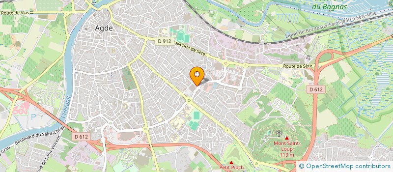 localisation de l'entreprise A&C IMMOBILIER  AGDE