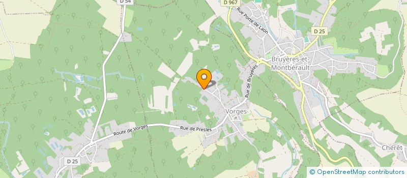 localisation de l'entreprise A.C. INVEST  VORGES