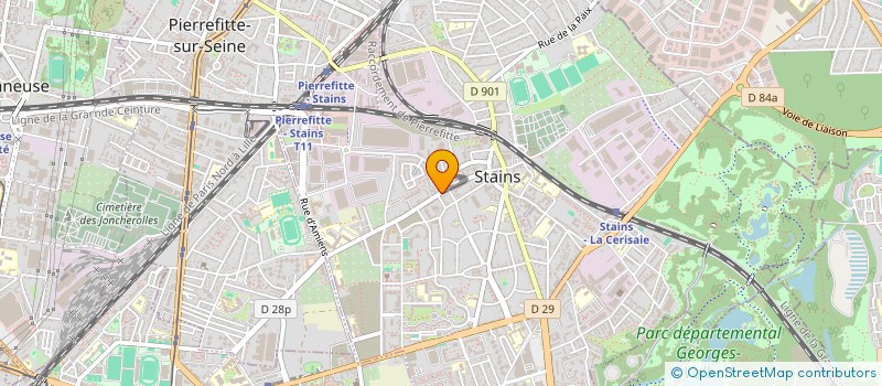 localisation de l'entreprise A&C ISOLATION à STAINS