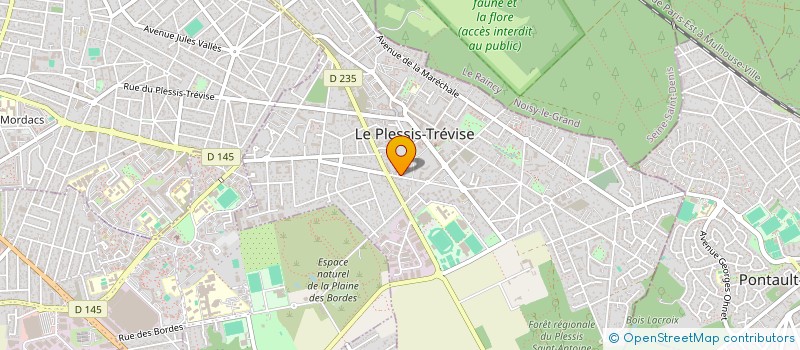 localisation de l'entreprise A.C.K  LE PLESSIS-TREVISE