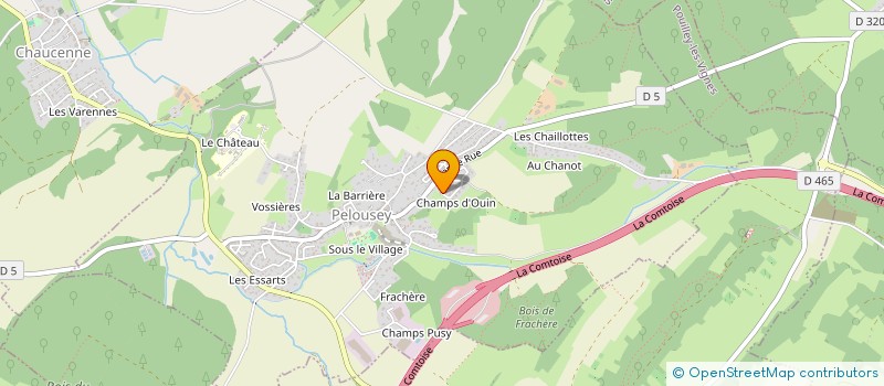 localisation de l'entreprise A.C.L BUDGET  PELOUSEY