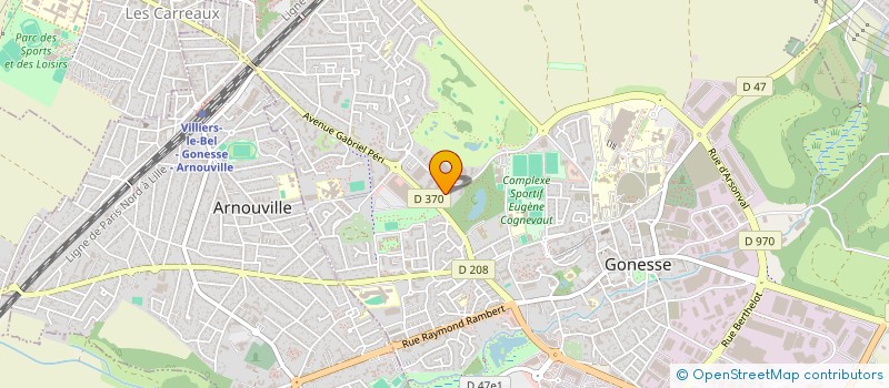 localisation de l'entreprise A.C.L.E. ENTREPRISE à GONESSE