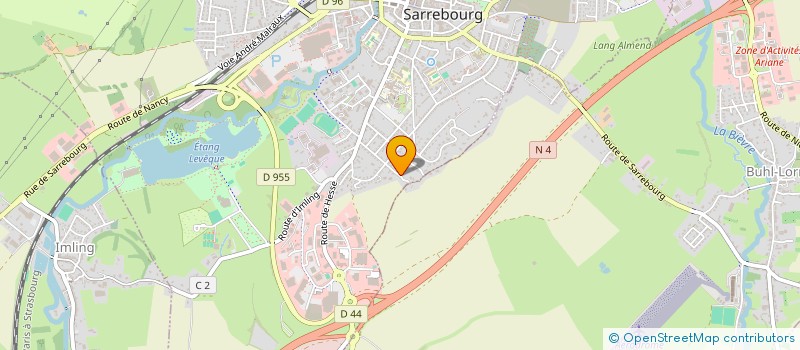 localisation de l'entreprise A.C.L. GESTION à SARREBOURG
