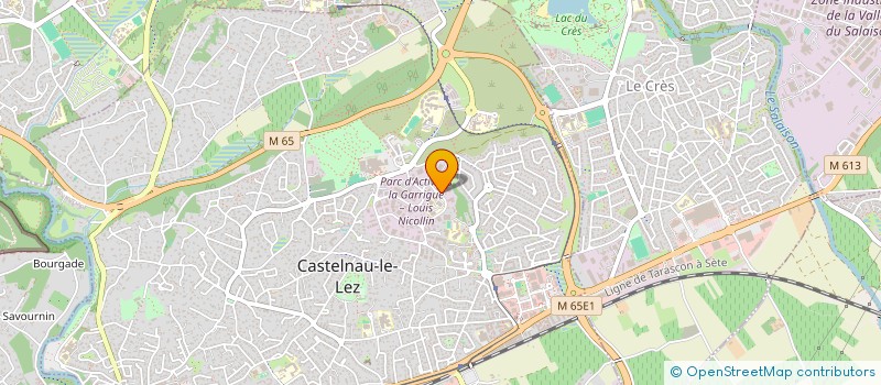 localisation de l'entreprise A.C.L.S. à CASTELNAU-LE-LEZ