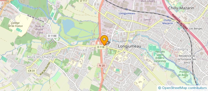 localisation de l'entreprise A C L SARL à LONGJUMEAU