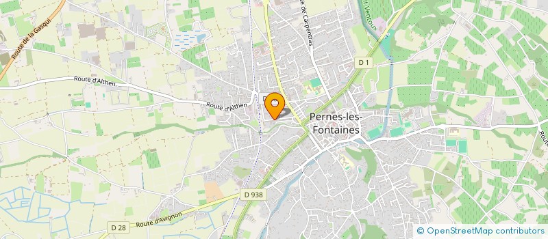 localisation de l'entreprise A&C LE PRIMEUR DE LA GARE à PERNES-LES-FONTAINES